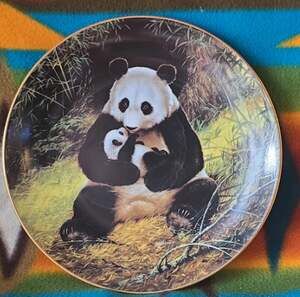 1988 W.S. George "The Panda" Collector Plate - Last of Their Kind Series